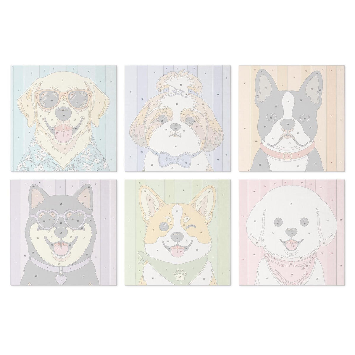 Cool Shades Doggy Portraits mini board kit – image 17