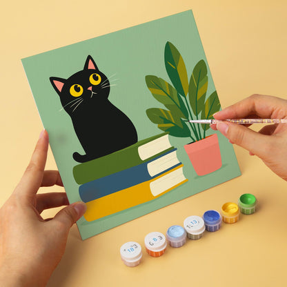 Bookworm Cats and Vases mini board kit – image 8