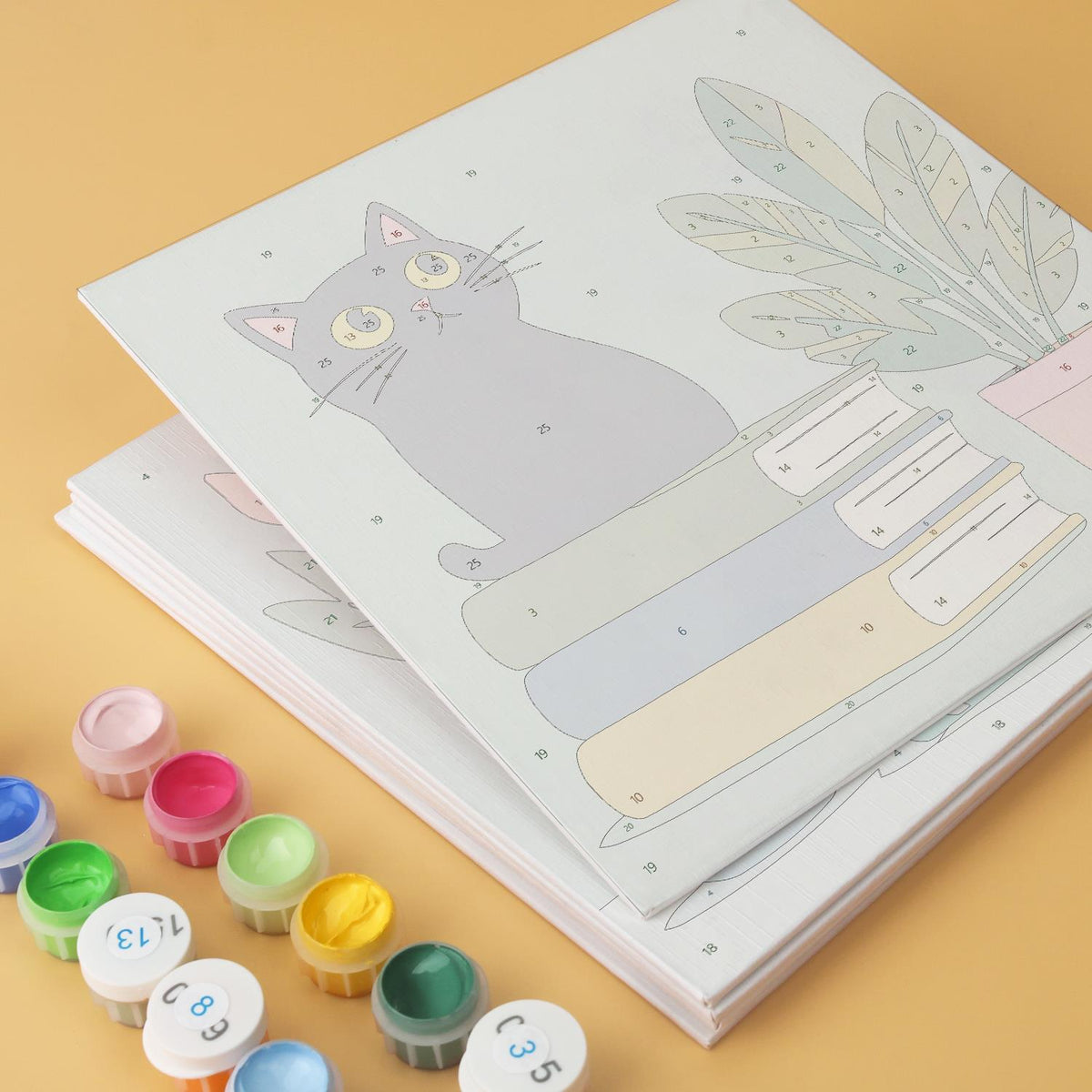 Bookworm Cats and Vases mini board kit – image 13