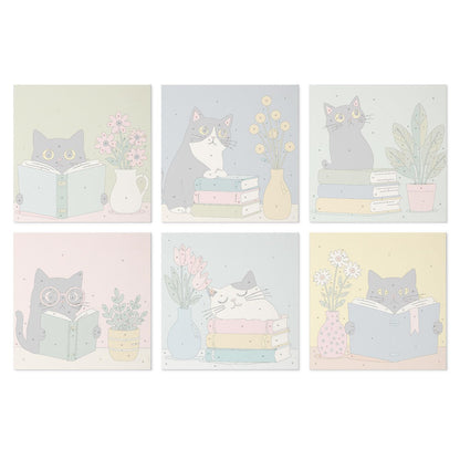 Bookworm Cats and Vases mini board kit – image 17