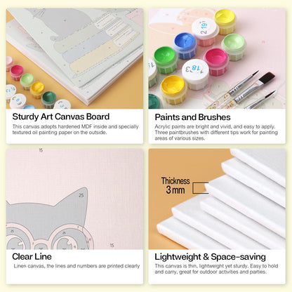 Bookworm Cats and Vases mini board kit – image 18