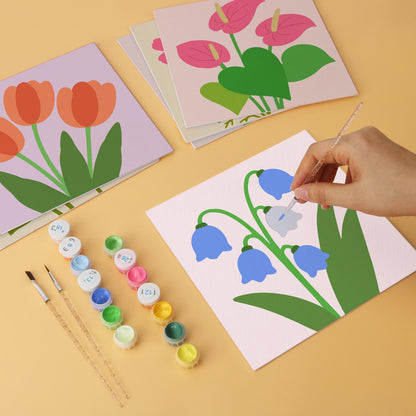 Sunflowers, Irises and Tulips mini board kit – image 7
