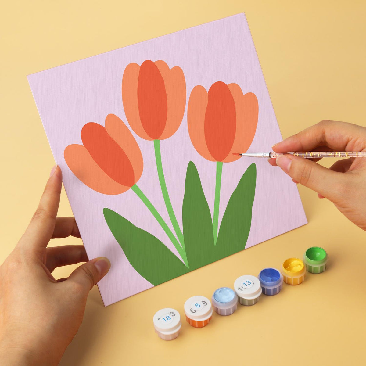 Sunflowers, Irises and Tulips mini board kit – image 8