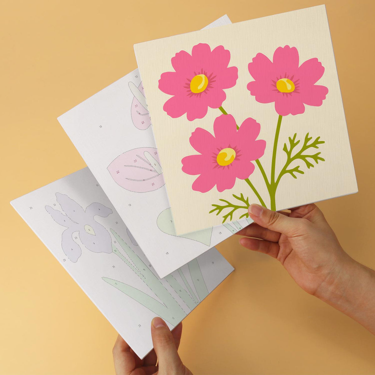Sunflowers, Irises and Tulips mini board kit – image 11