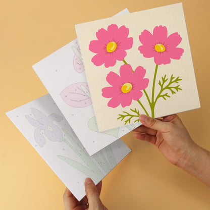 Sunflowers, Irises and Tulips mini board kit – image 11