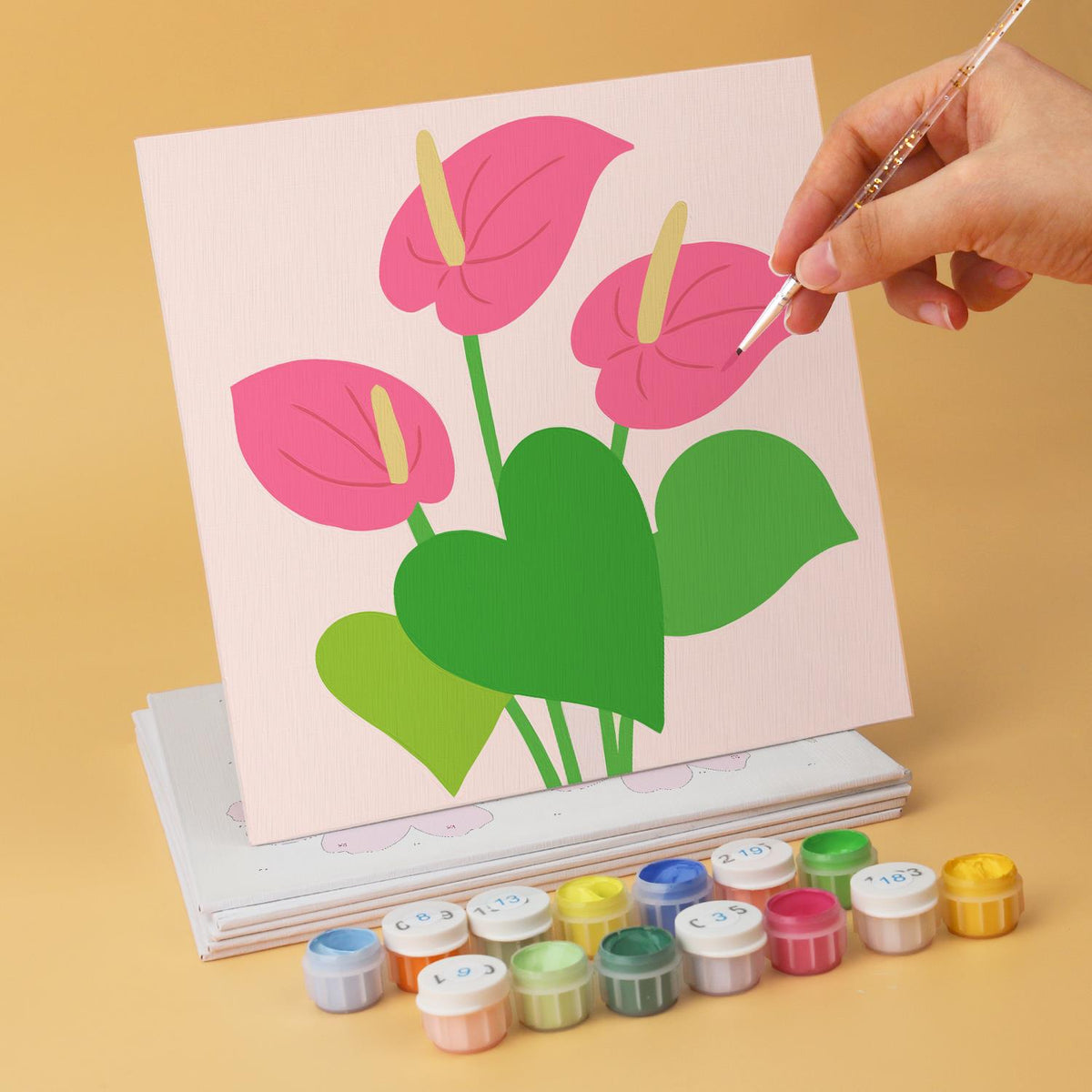 Sunflowers, Irises and Tulips mini board kit – image 12