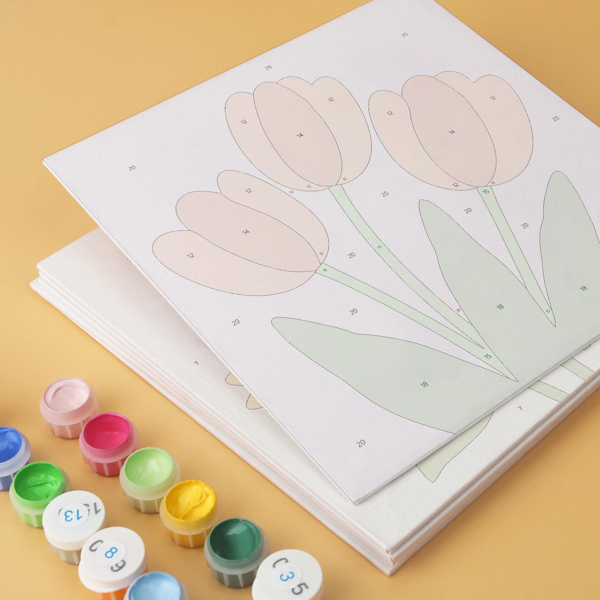 Sunflowers, Irises and Tulips mini board kit – image 13