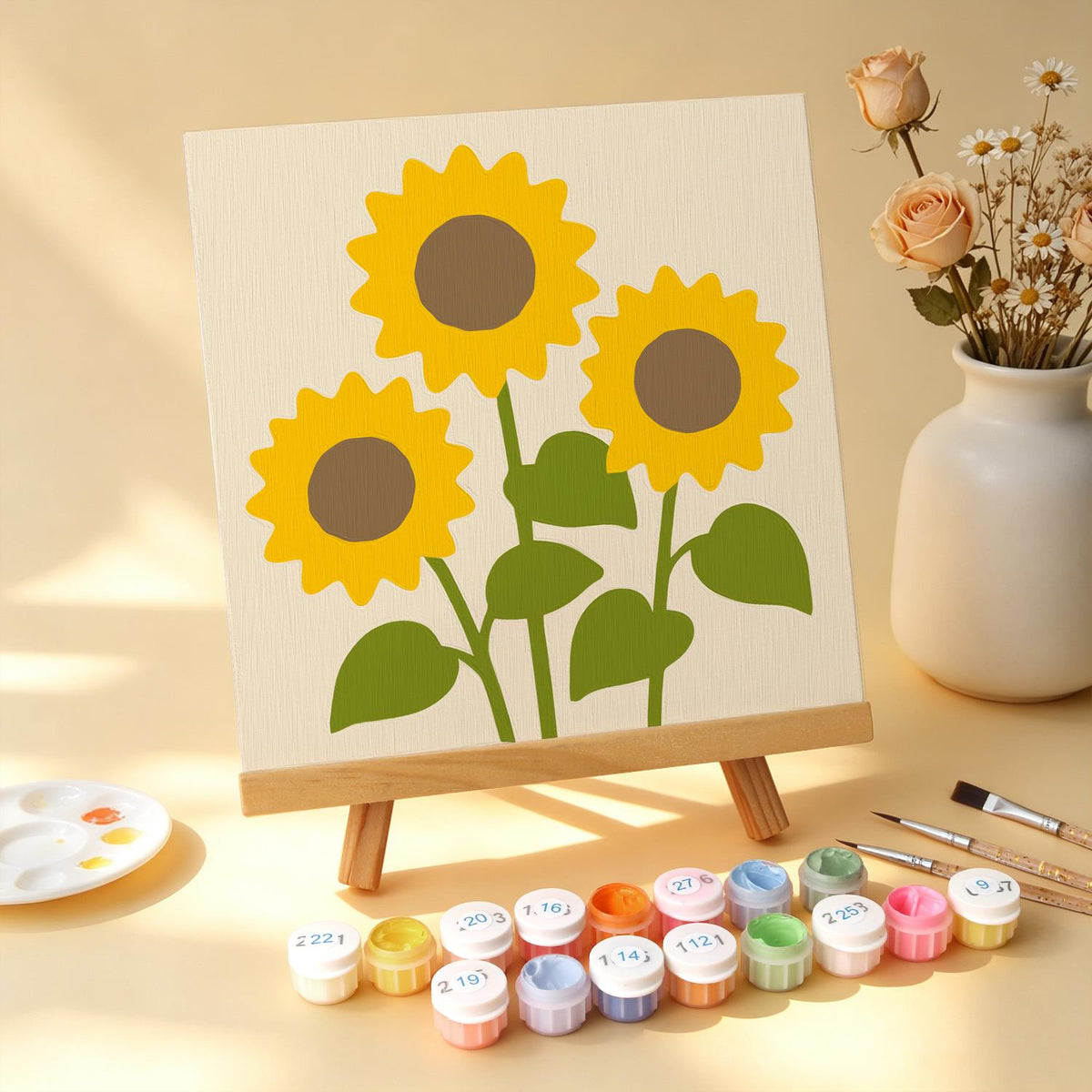 Sunflowers, Irises and Tulips mini board kit – image 14