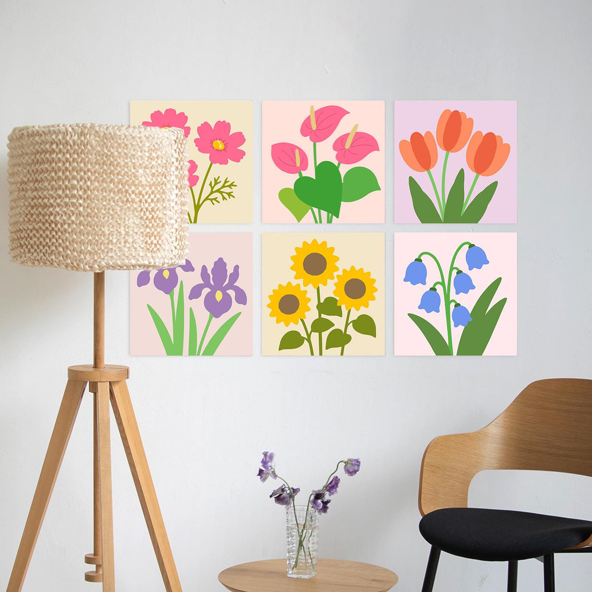 Sunflowers, Irises and Tulips mini board kit – image 22