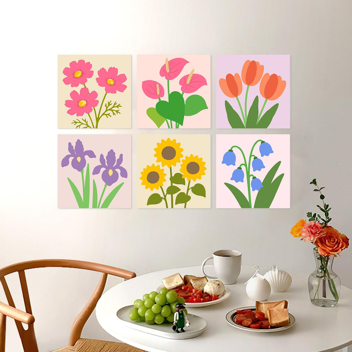 Sunflowers, Irises and Tulips mini board kit – image 24