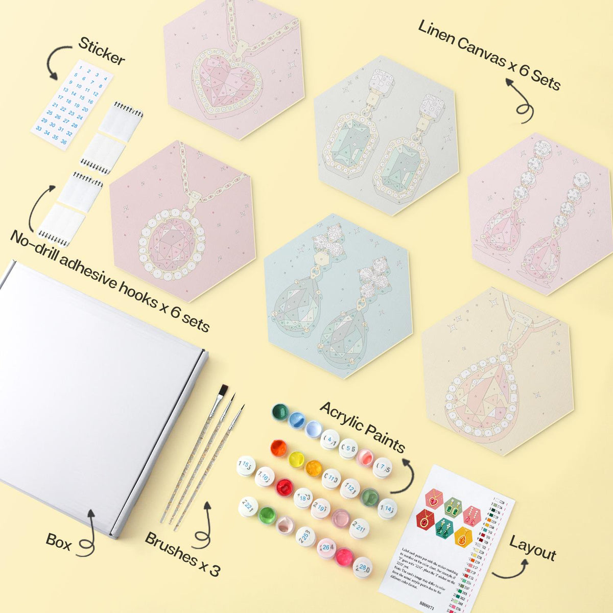 Ruby and Emerald Jewels mini board kit – image 15