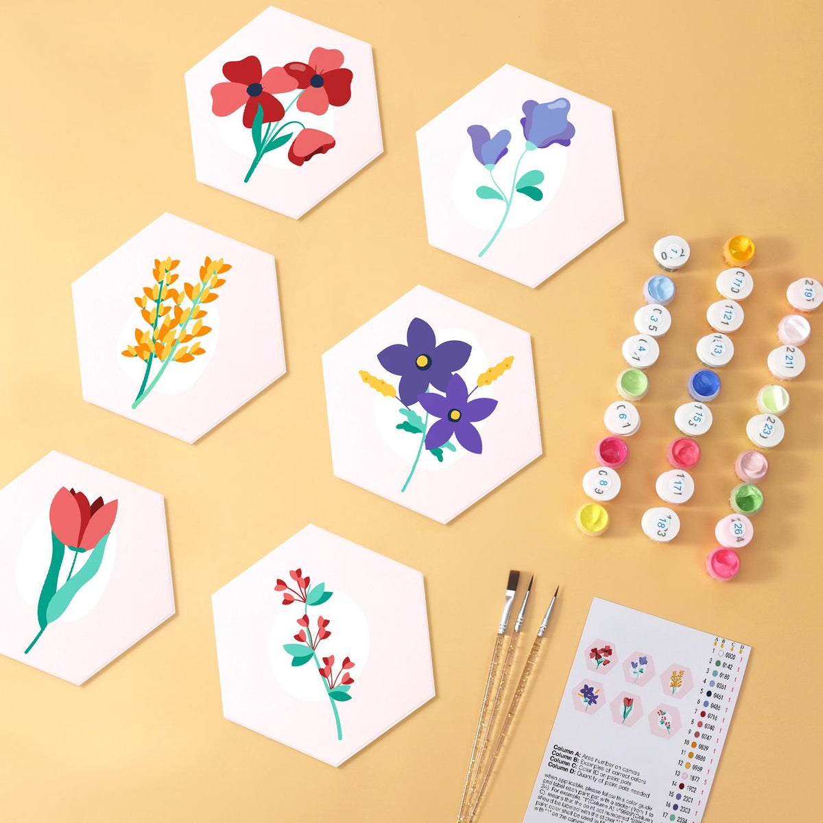 Blush Pink Botanical Sprigs mini board kit – image 6