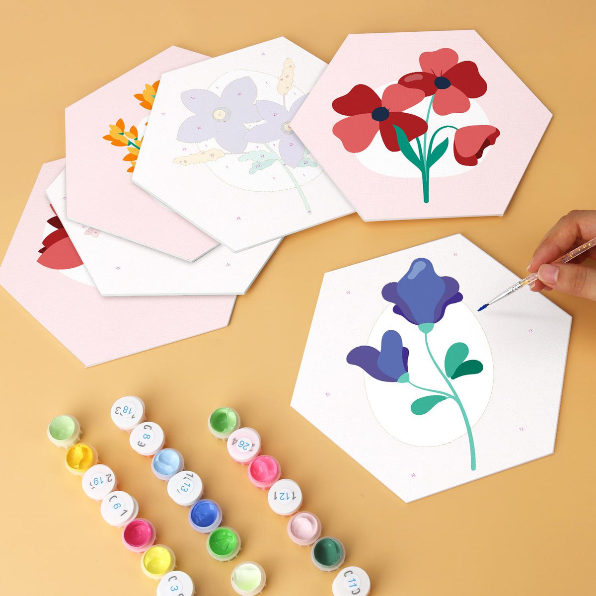 Blush Pink Botanical Sprigs mini board kit – image 7