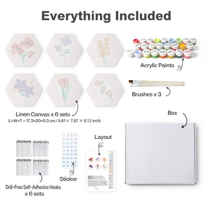 Blush Pink Botanical Sprigs mini board kit – image 16