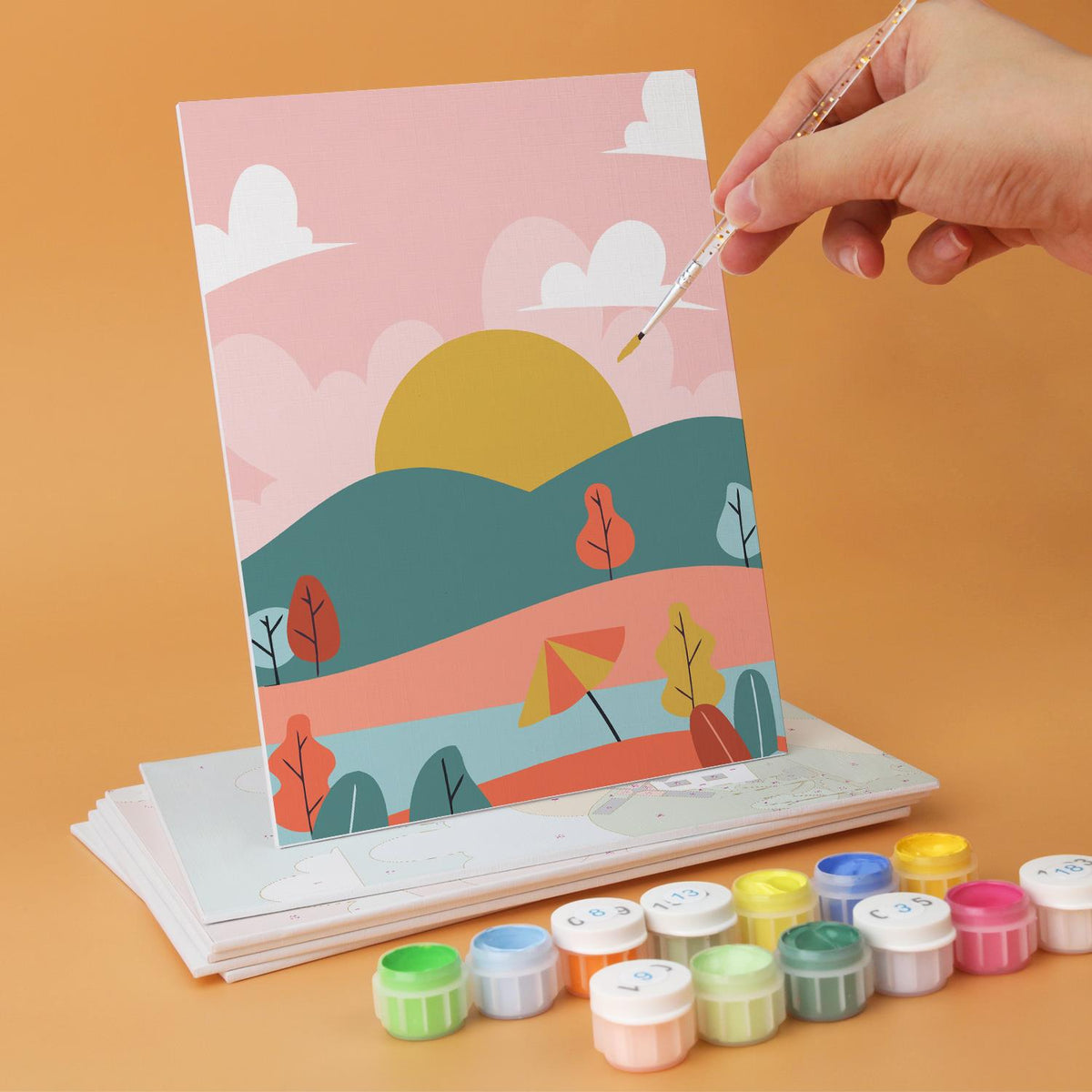 Hot Air Balloons and Windmills mini board kit – image 4