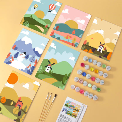 Hot Air Balloons and Windmills mini board kit – image 5