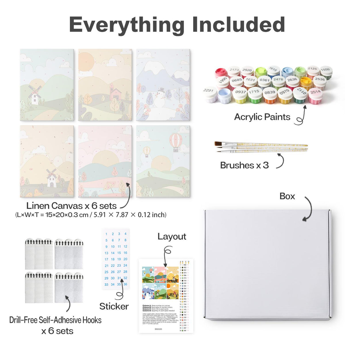 Hot Air Balloons and Windmills mini board kit – image 16