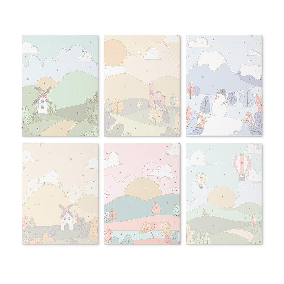 Hot Air Balloons and Windmills mini board kit – image 17
