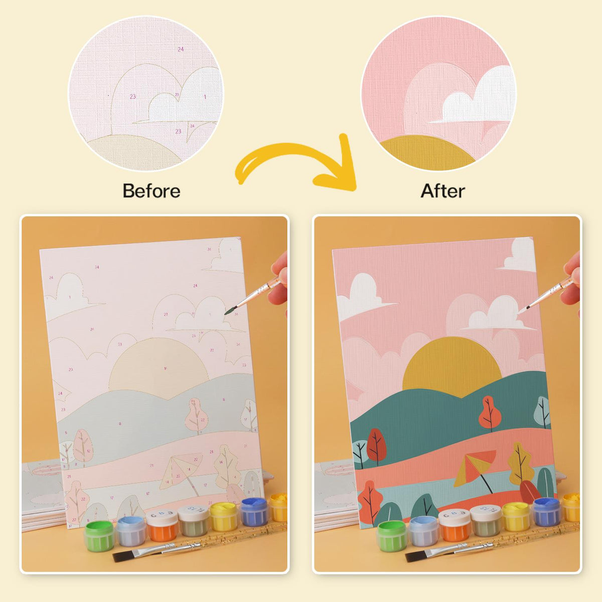 Hot Air Balloons and Windmills mini board kit – image 21