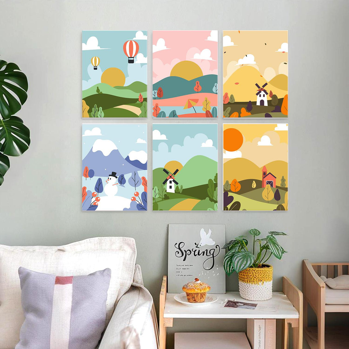 Hot Air Balloons and Windmills mini board kit – image 22