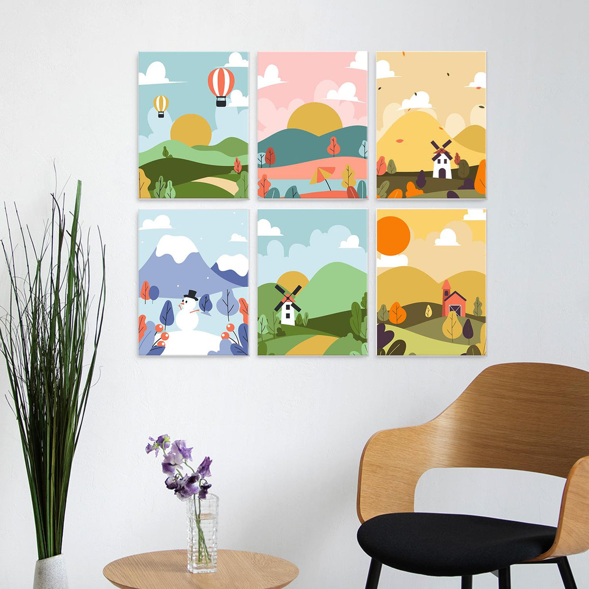 Hot Air Balloons and Windmills mini board kit – image 23