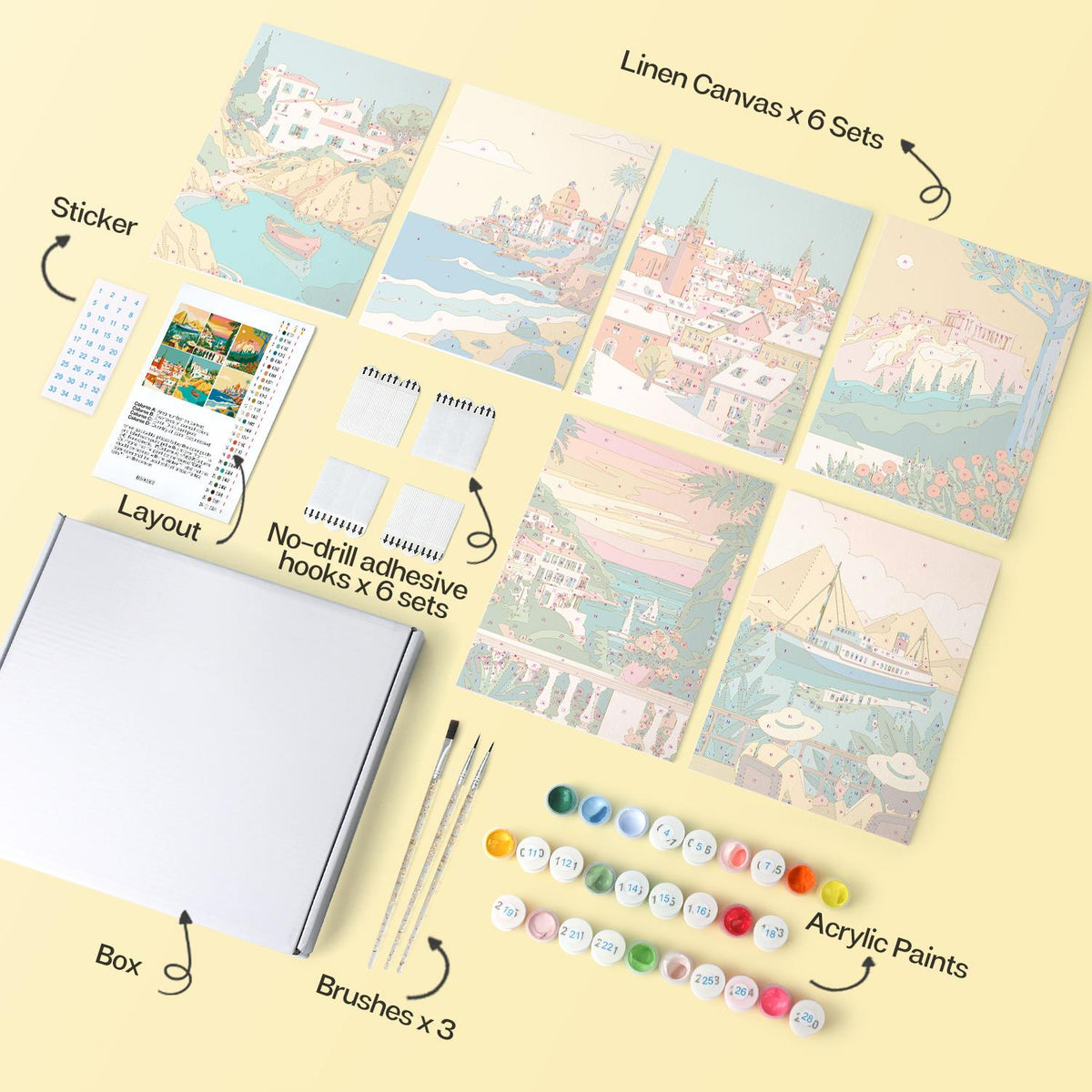 Mediterranean Ferry Holiday mini board kit – image 15