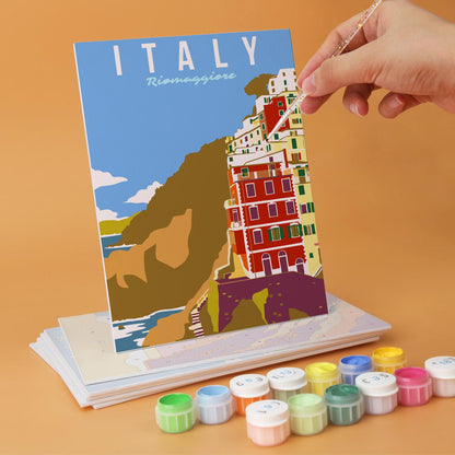Amalfi Coast and Prague Posters mini board kit – image 4