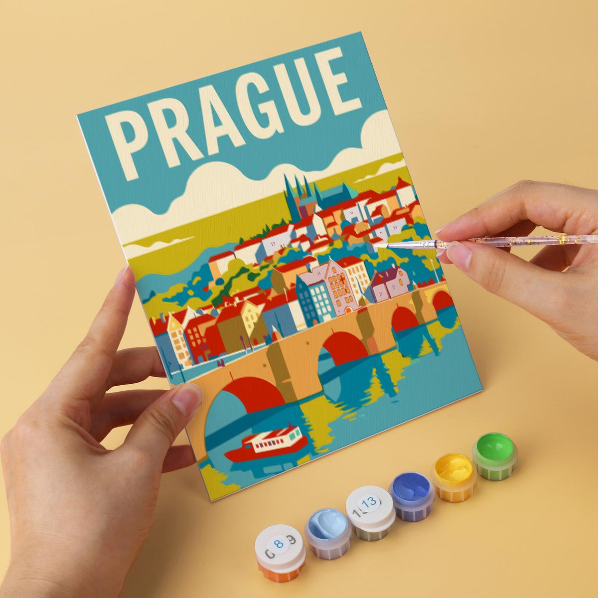 Amalfi Coast and Prague Posters mini board kit – image 9