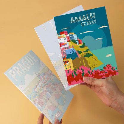 Amalfi Coast and Prague Posters mini board kit – image 11