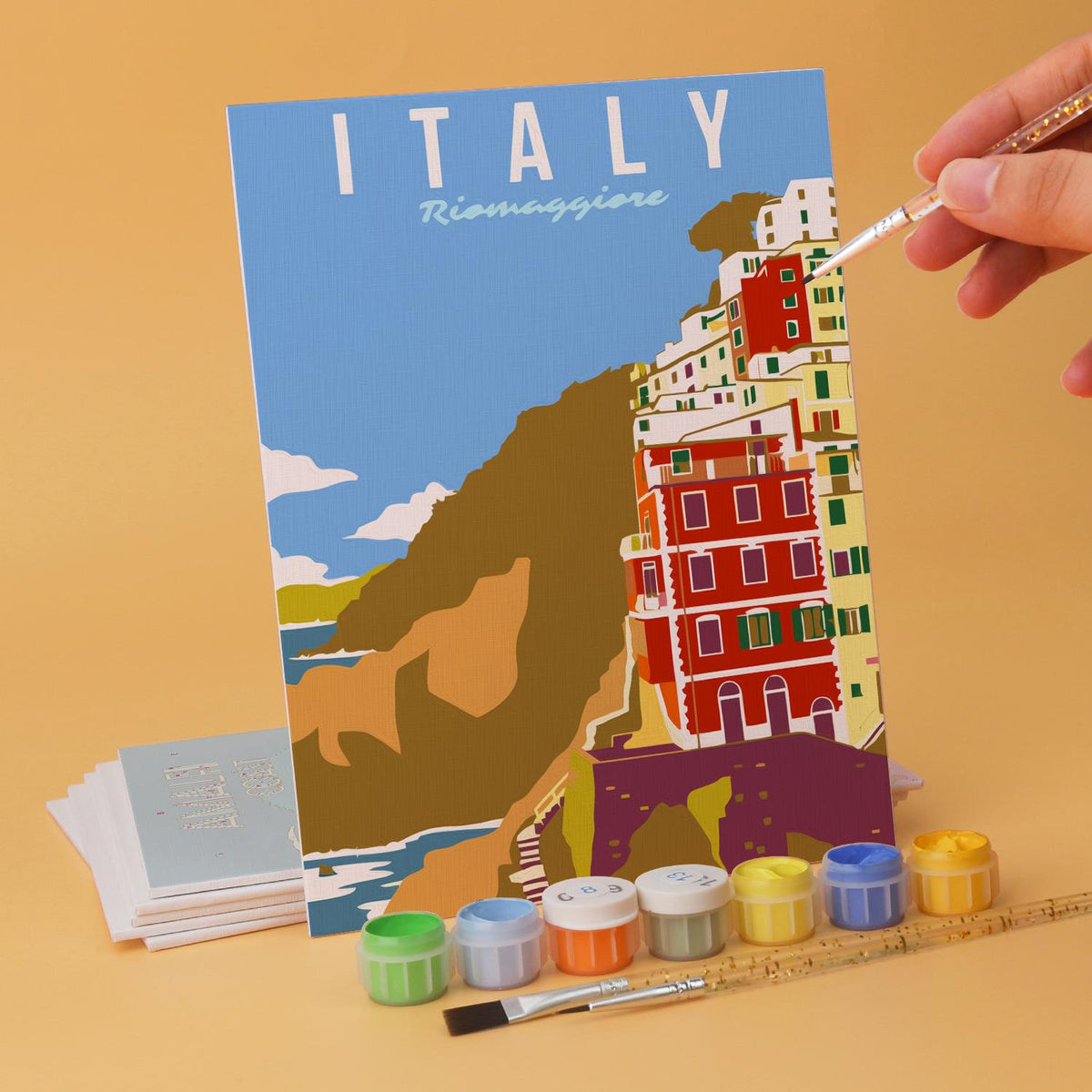 Amalfi Coast and Prague Posters mini board kit – image 12