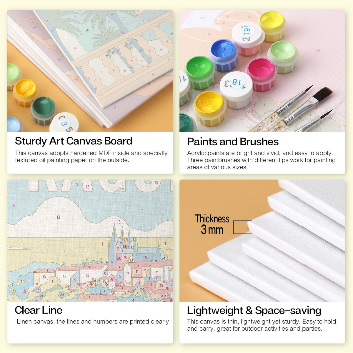 Amalfi Coast and Prague Posters mini board kit – image 18