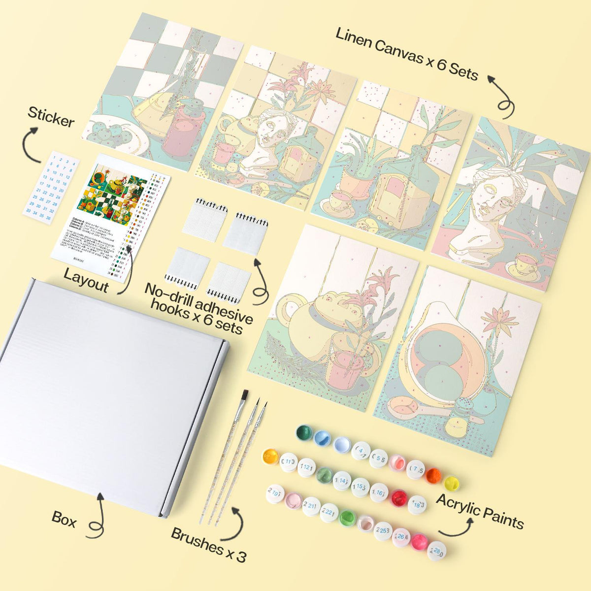 Green Kitchen Lily Still Lifes mini board kit – image 15