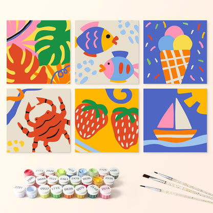 Sailboat and Strawberry Summer mini board kit – image 3