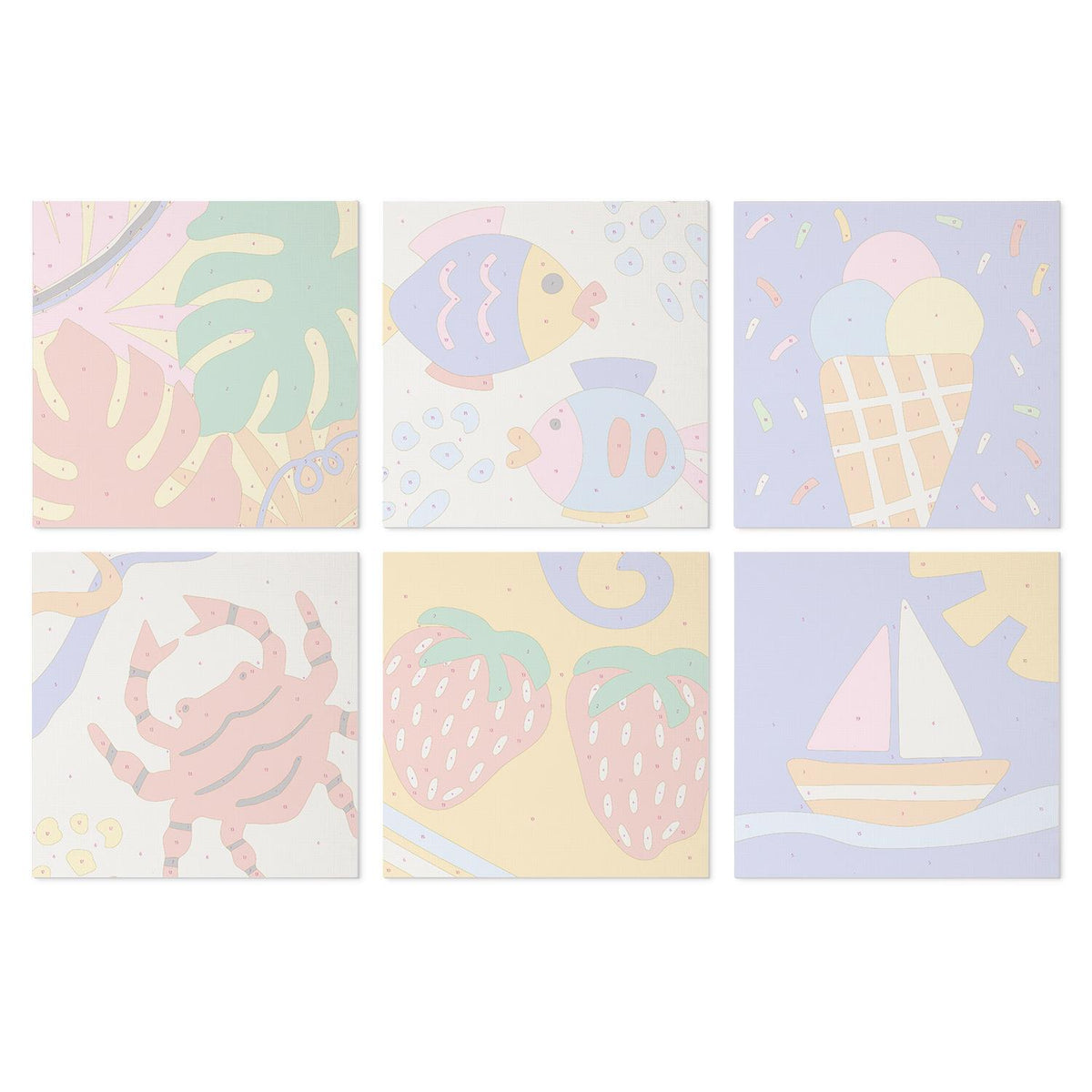 Sailboat and Strawberry Summer mini board kit – image 17