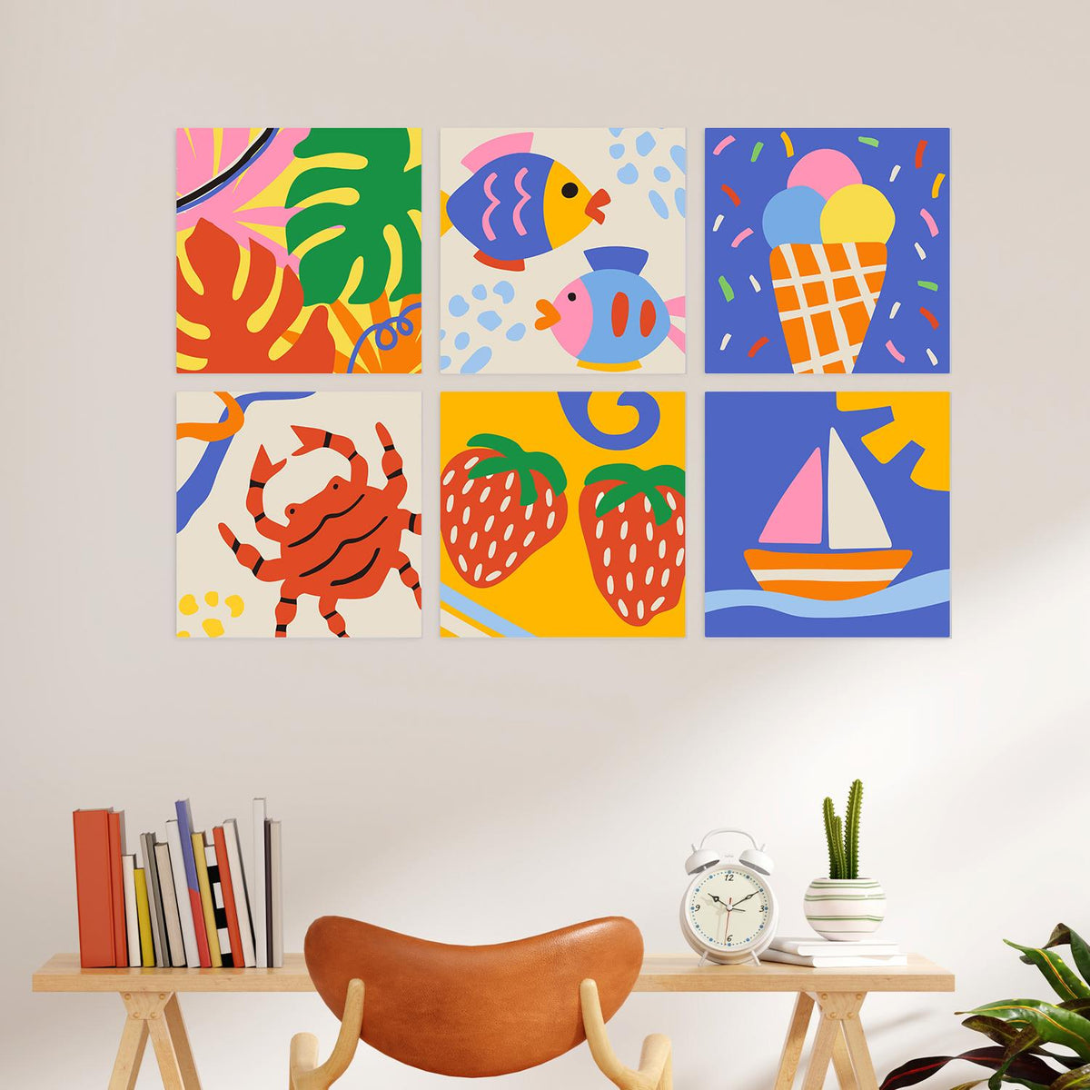 Sailboat and Strawberry Summer mini board kit – image 23