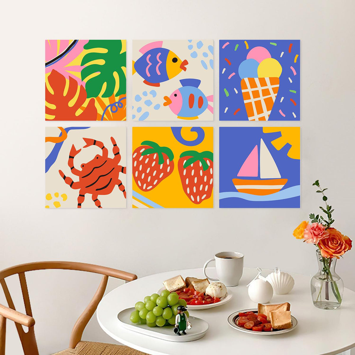 Sailboat and Strawberry Summer mini board kit – image 24
