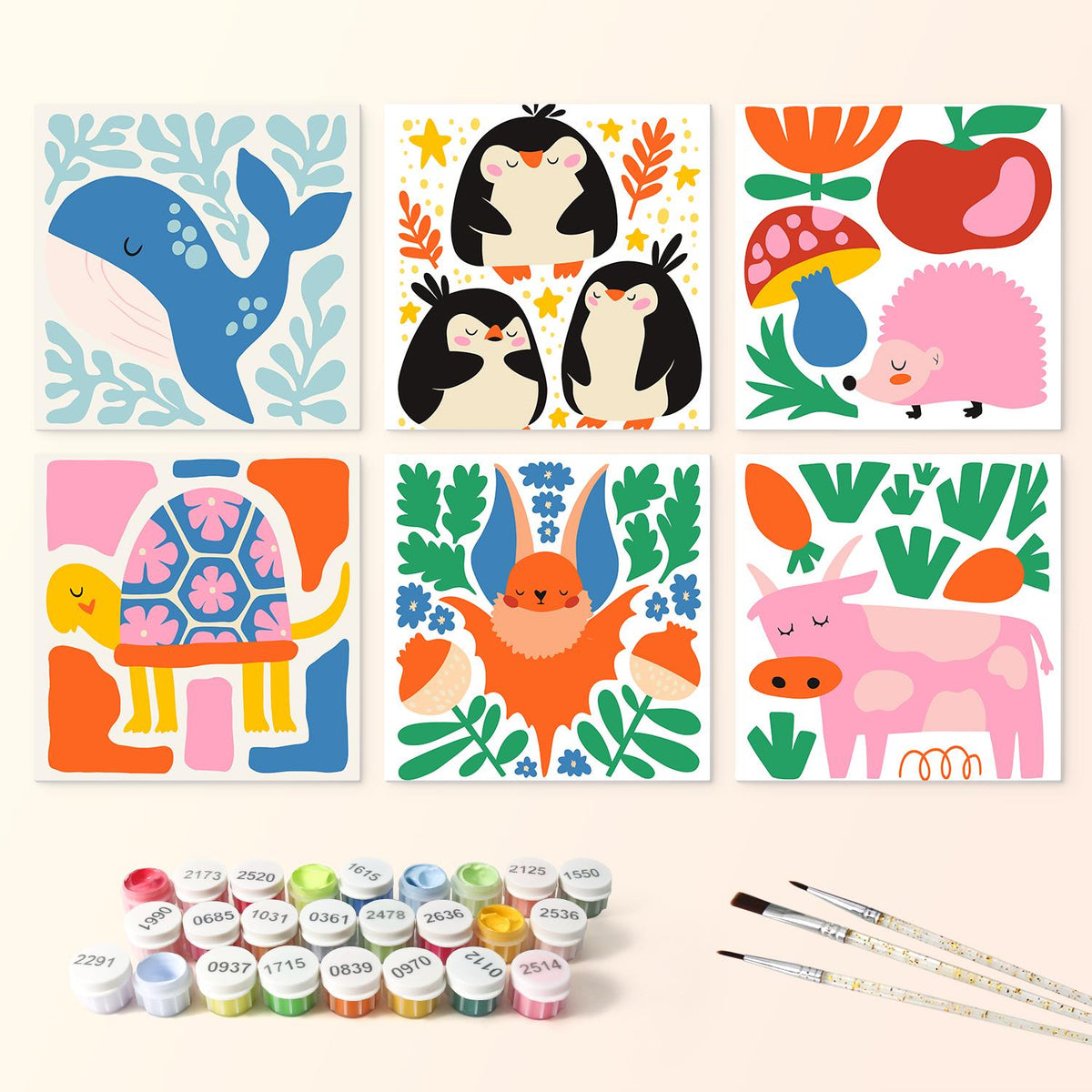Bold Penguin and Whale Friends mini board kit – image 3