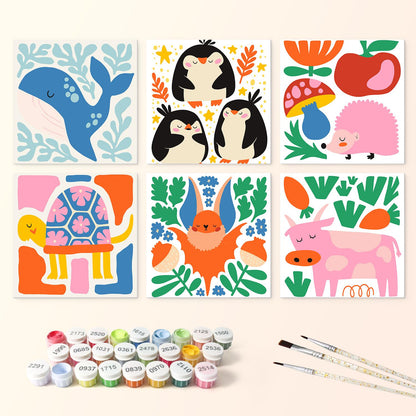 Bold Penguin and Whale Friends mini board kit – image 3