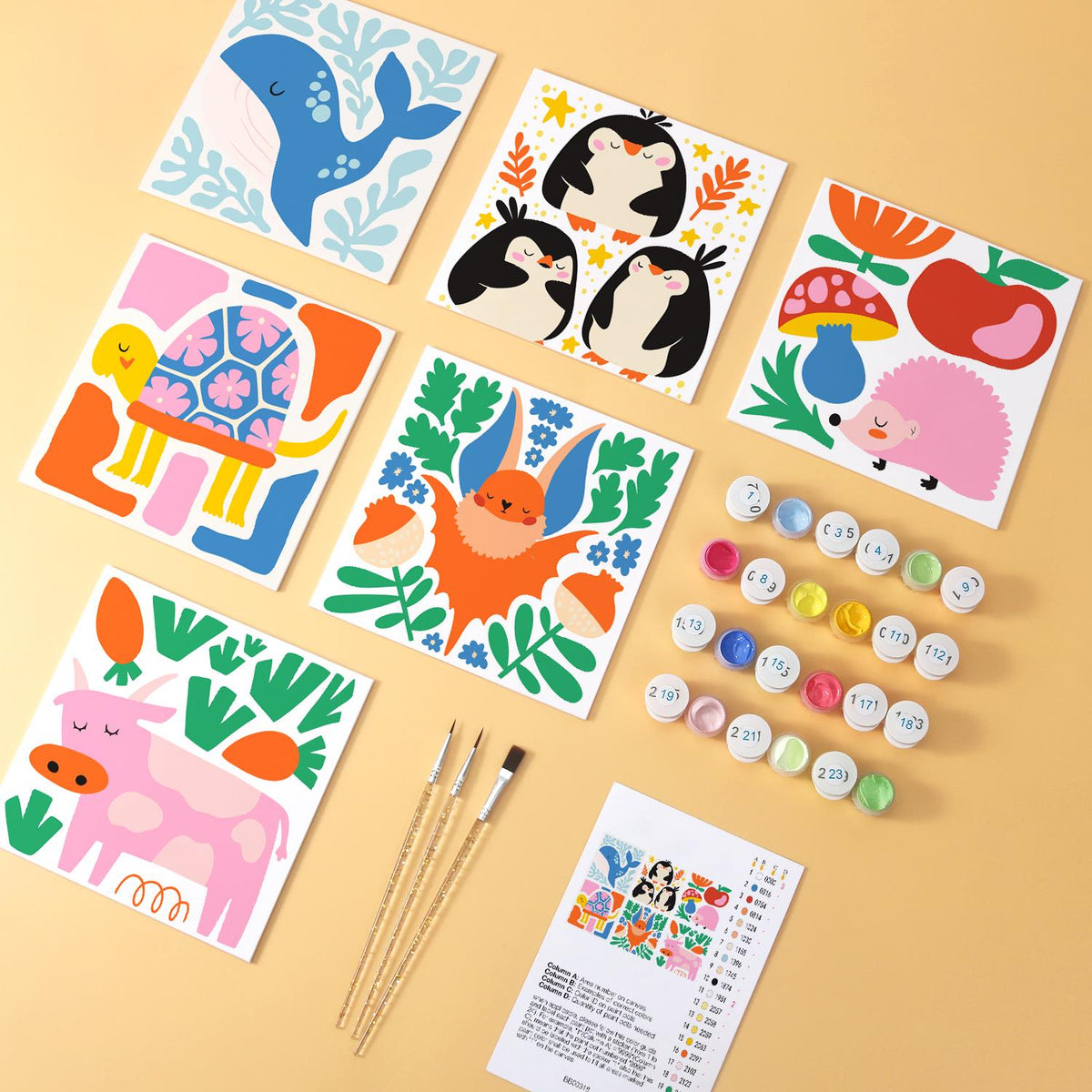 Bold Penguin and Whale Friends mini board kit – image 5