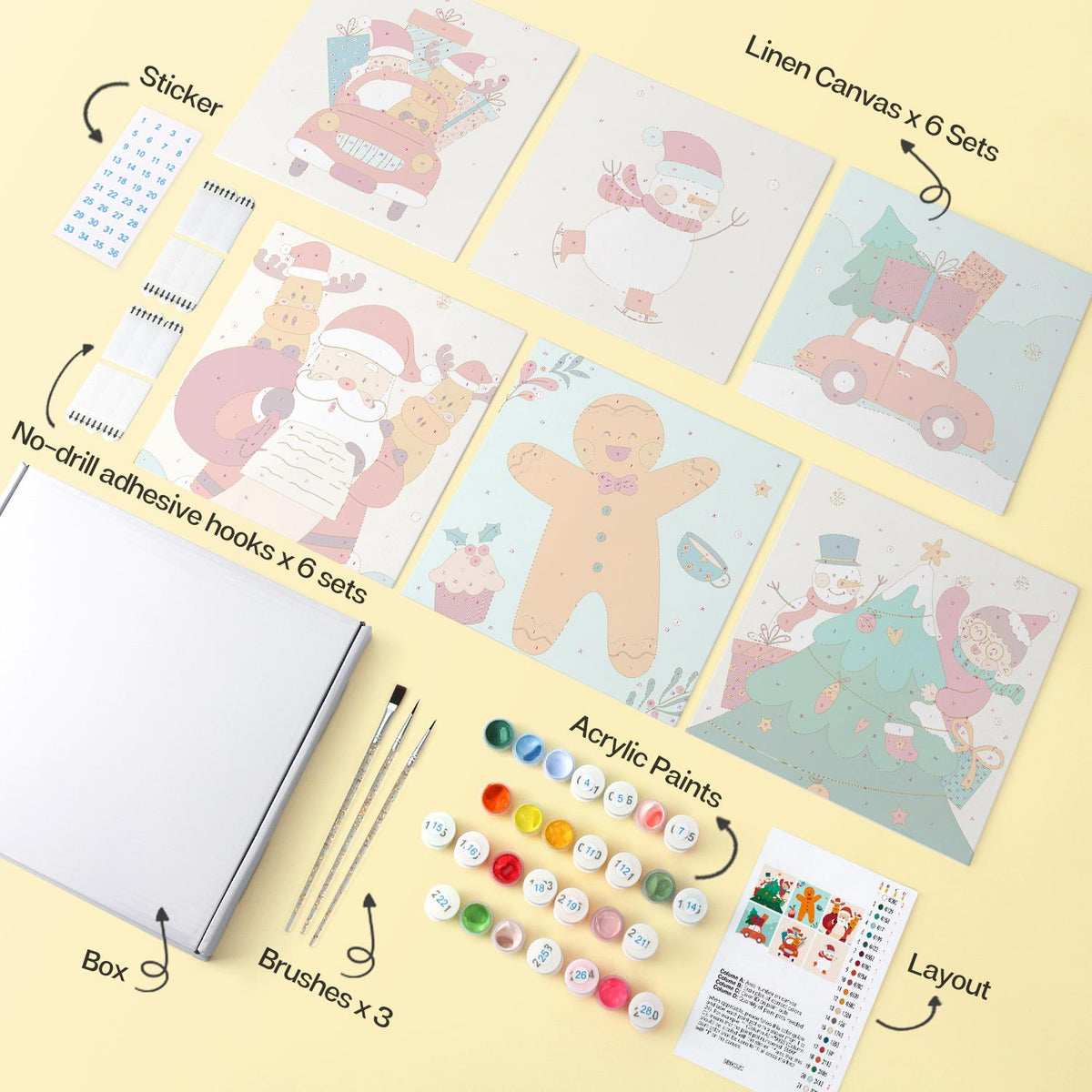 Dancing Gingerbread Holiday mini board kit – image 15