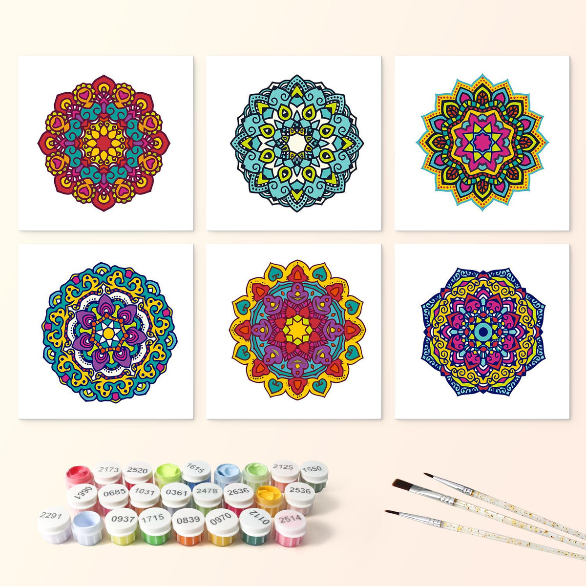 Jewel-Tone Mandala Medallions mini board kit – image 3