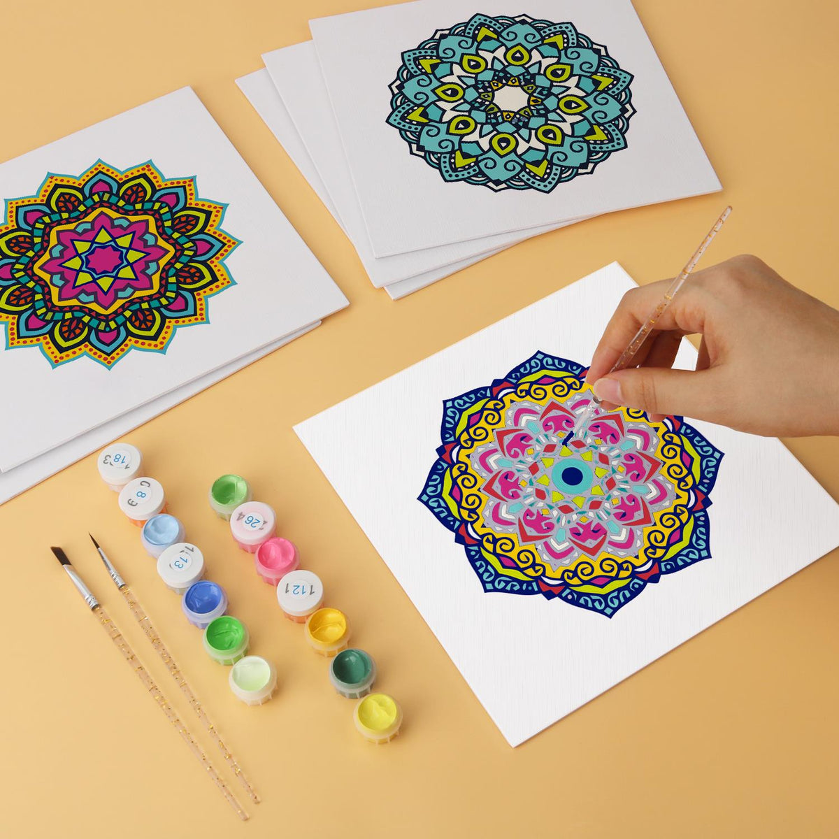 Jewel-Tone Mandala Medallions mini board kit – image 7