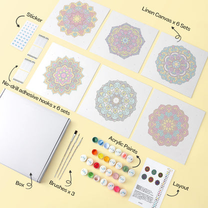 Jewel-Tone Mandala Medallions mini board kit – image 15