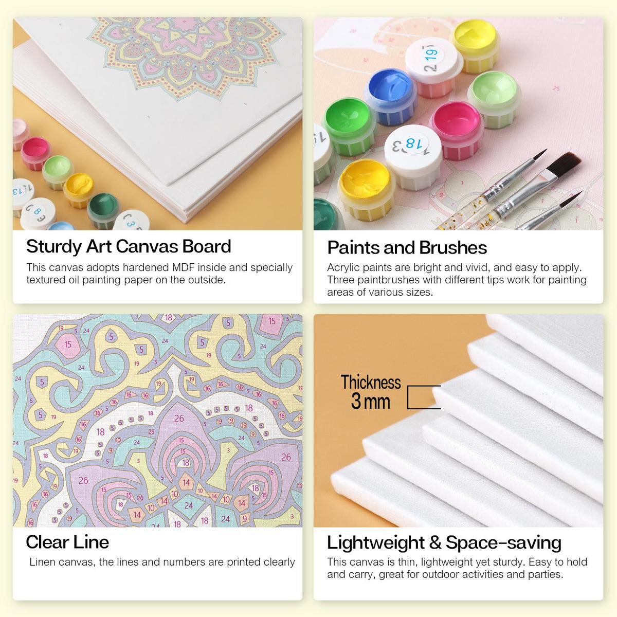 Jewel-Tone Mandala Medallions mini board kit – image 18