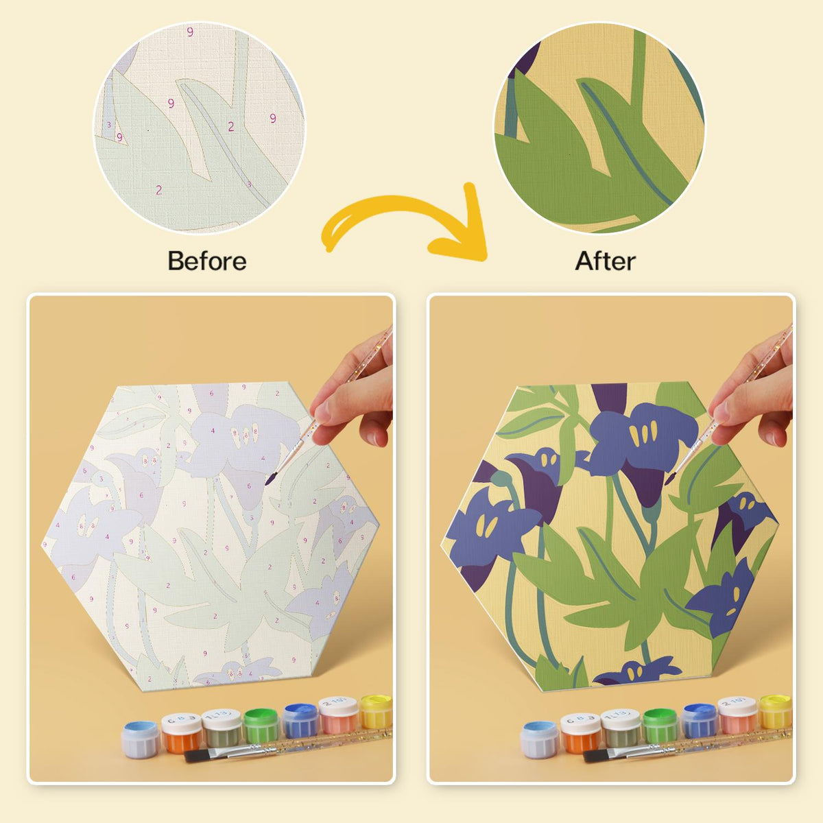 Iris and Poppy Patterns mini board kit – image 21