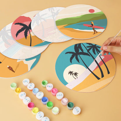 Palm Tree Swing at Dusk mini board kit – image 7