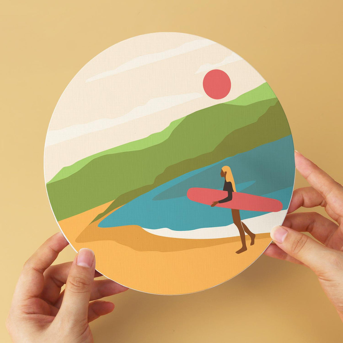 Palm Tree Swing at Dusk mini board kit – image 10