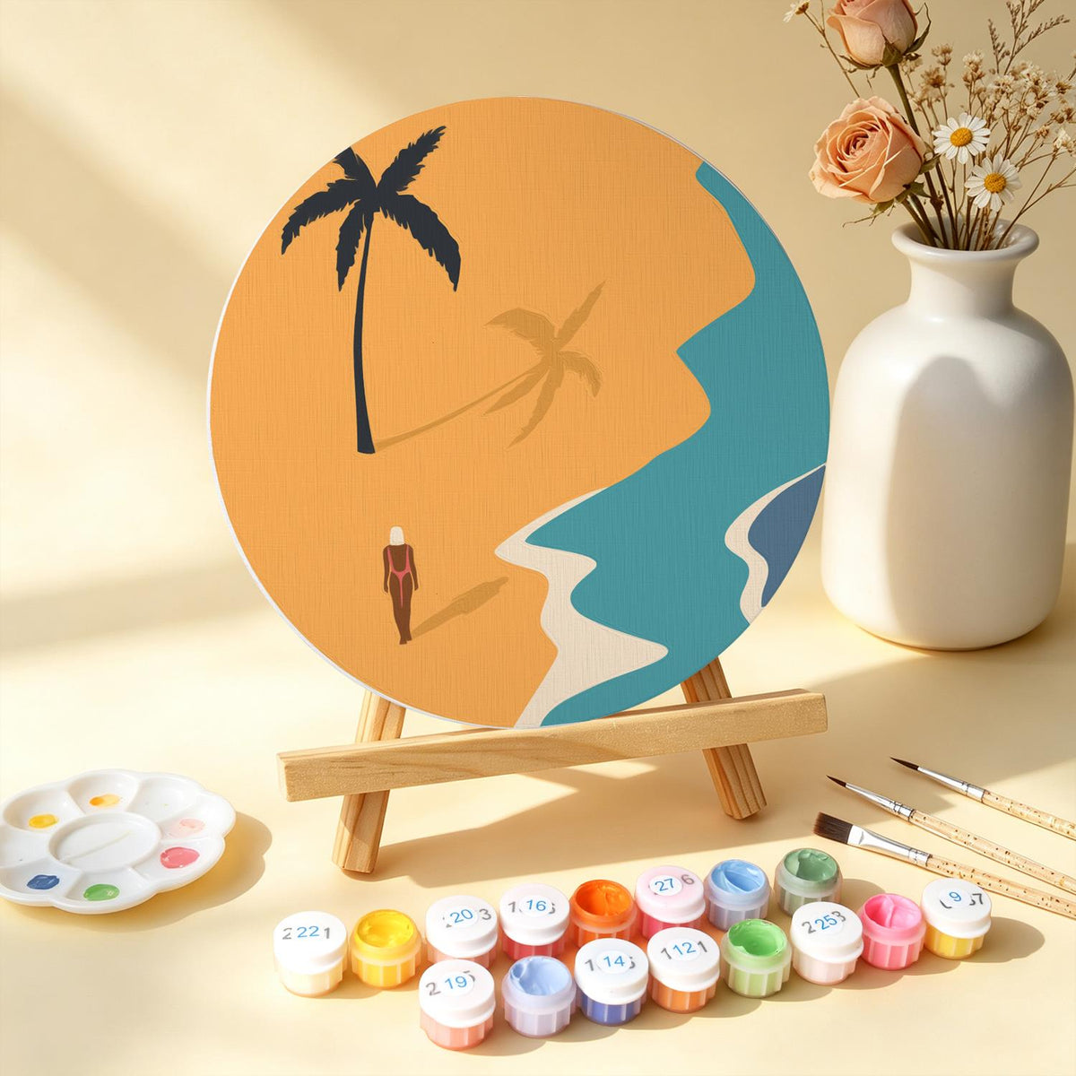 Palm Tree Swing at Dusk mini board kit – image 14