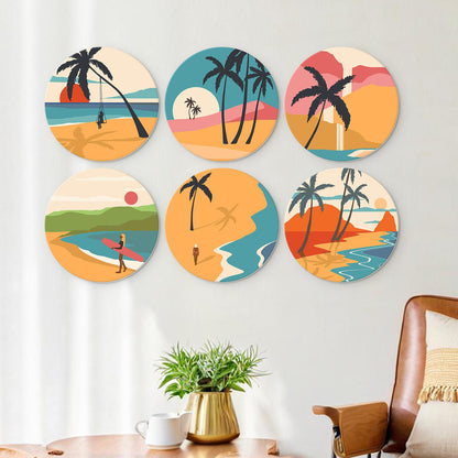Palm Tree Swing at Dusk mini board kit – image 22