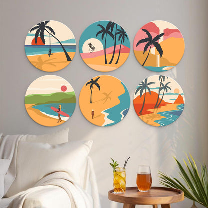 Palm Tree Swing at Dusk mini board kit – image 23
